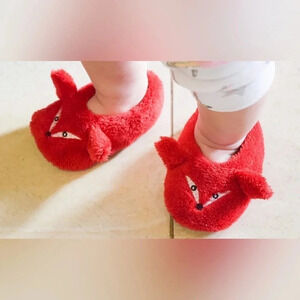Jar Of Hearts Fun Animal Characters Soft Sole Toddler Moccasins Sock Slippers